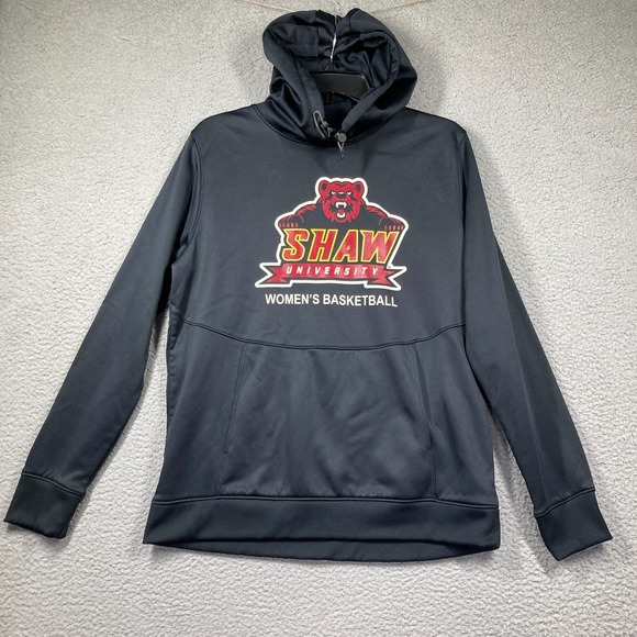 Shaw University Women's‎ Basketball Hoodie Medium Black Pullover Under Armour - Picture 1 of 14